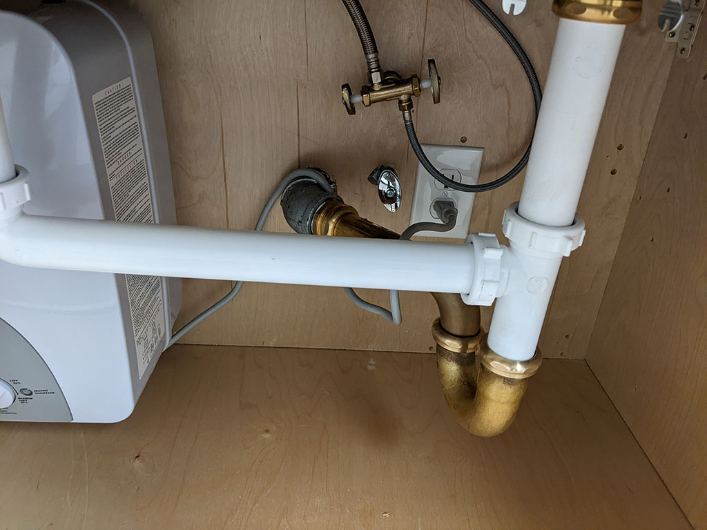 under the sink