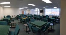 The main room almost ready for play